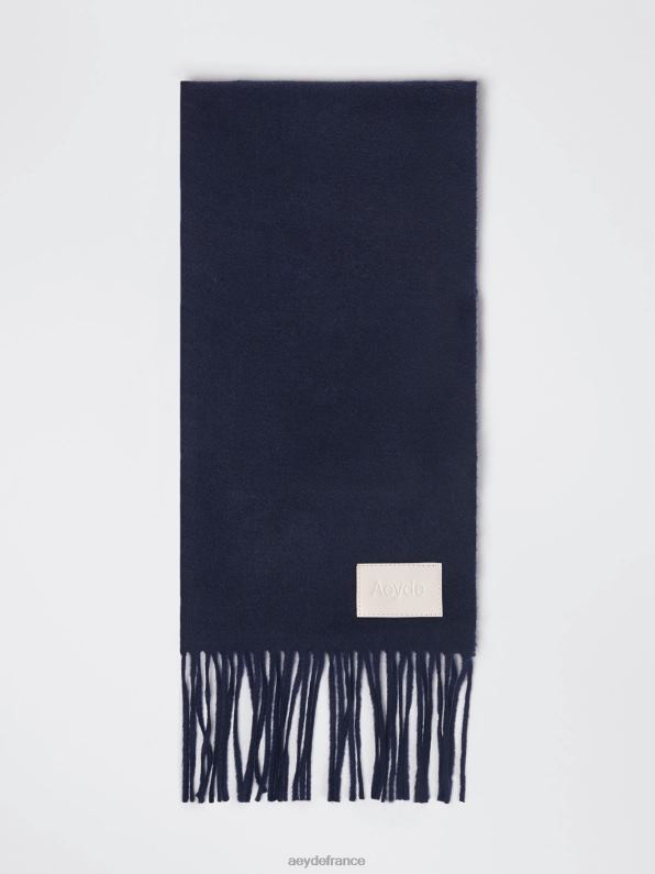 Aeyde béla cachemire bleu marine R4DZ2146 accessoire
