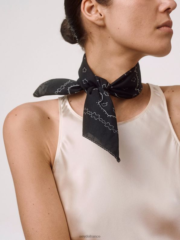 Aeyde dakota coton noir R4DZ2298 accessoire