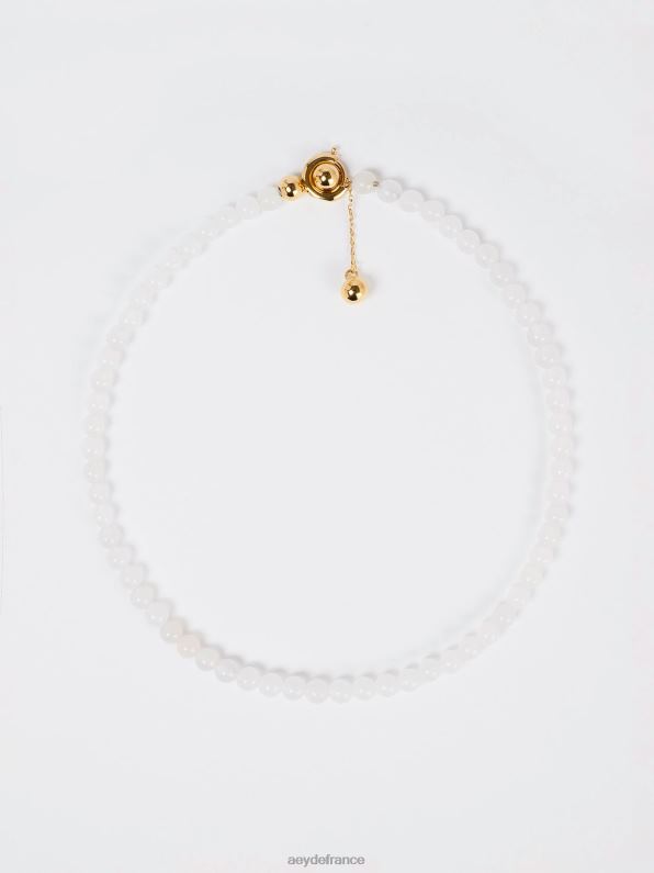 Aeyde dire blanc/jade doré/laiton plaqué R4DZ2131 accessoire