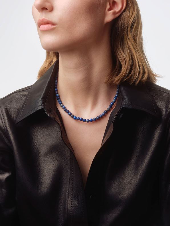 Aeyde dire laiton plaqué palladium/lapis R4DZ2130 accessoire