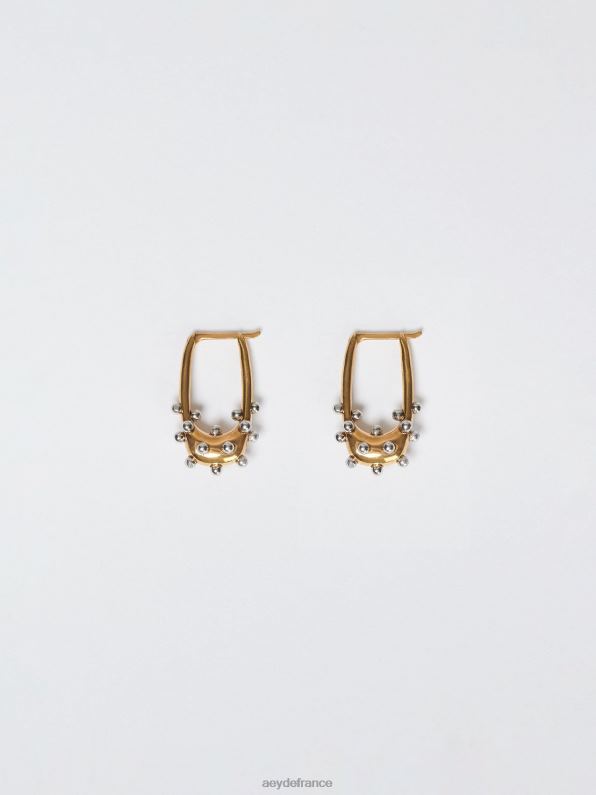 Aeyde Élie Plaqué or 18 carats/palladium R4DZ2283 accessoire