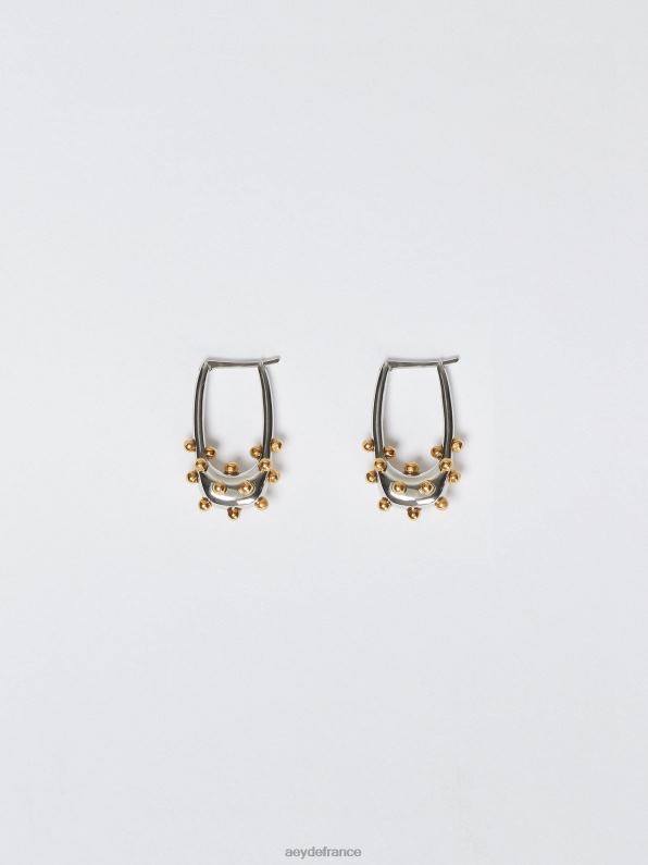 Aeyde Élie palladium/plaqué or 18 carats R4DZ2284 accessoire