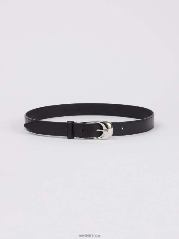 Aeyde Léona veau noir/argenté R4DZ2133 accessoire