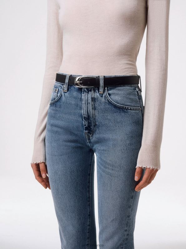 Aeyde Léona veau noir/argenté R4DZ2133 accessoire