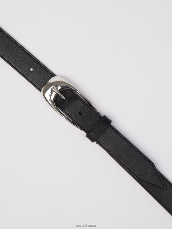 Aeyde Léona veau noir/argenté R4DZ2133 accessoire