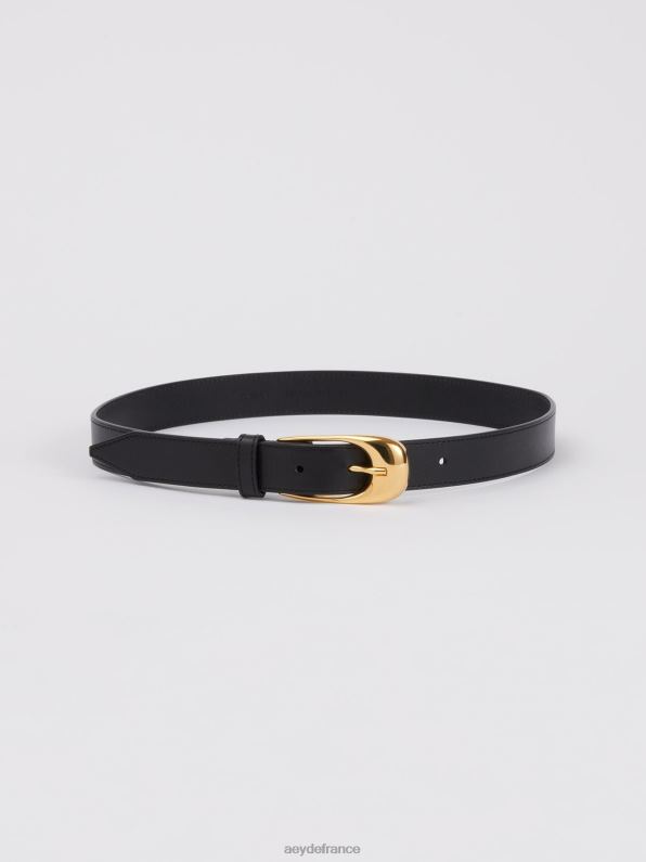 Aeyde Léona veau noir/or R4DZ2134 accessoire