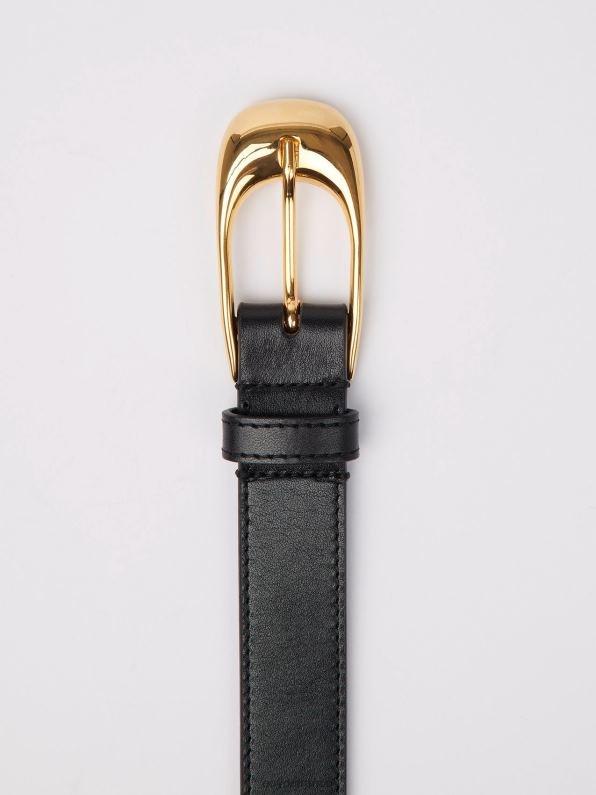 Aeyde Léona veau noir/or R4DZ2134 accessoire