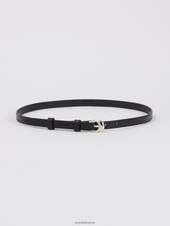 Aeyde Éléonore veau noir/argenté R4DZ2295 accessoire