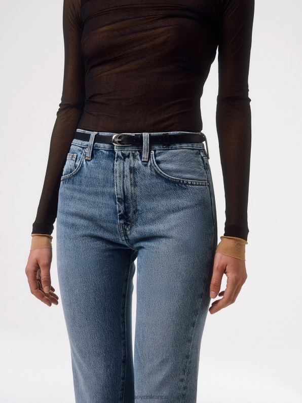 Aeyde Éléonore veau noir/argenté R4DZ2295 accessoire