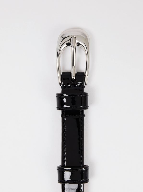 Aeyde Éléonore vernis noir/argent R4DZ2297 accessoire