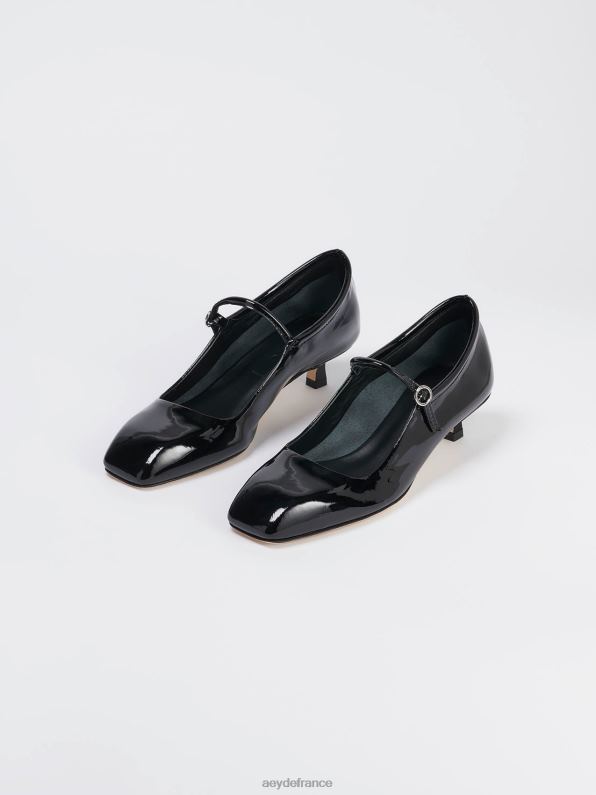 Aeyde Inès vernis noir R4DZ2157 chaussure