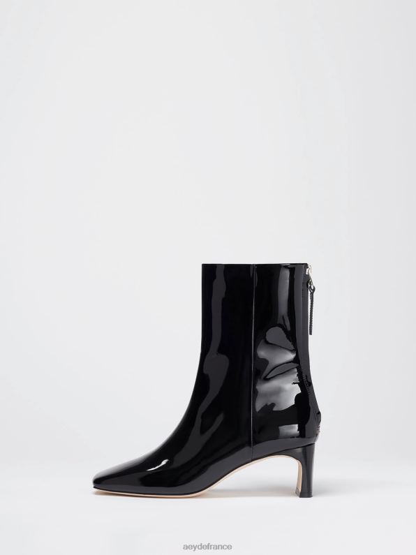 Aeyde Telma vernis noir R4DZ277 chaussure