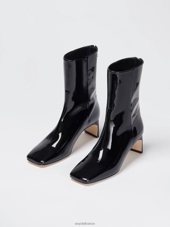 Aeyde Telma vernis noir R4DZ277 chaussure