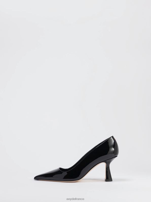 Aeyde Zandra vernis noir R4DZ2110 chaussure