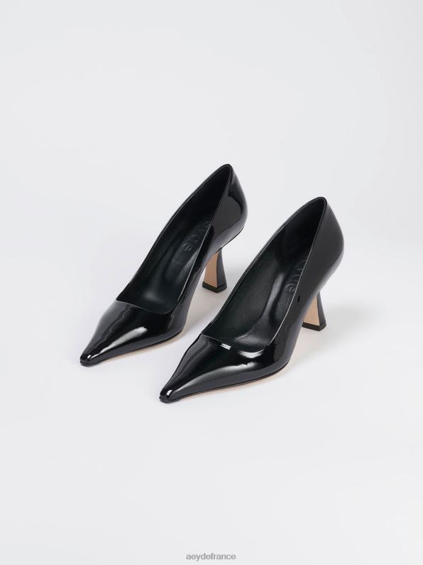 Aeyde Zandra vernis noir R4DZ2110 chaussure