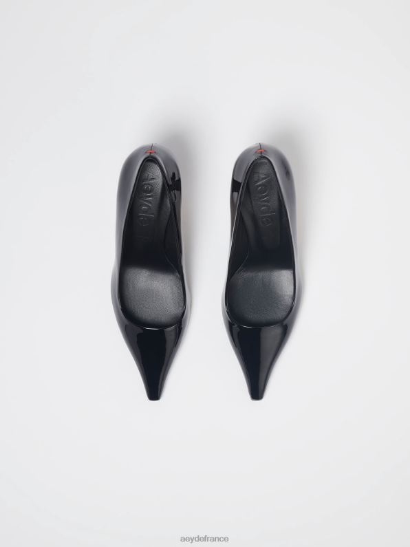 Aeyde Zandra vernis noir R4DZ2110 chaussure