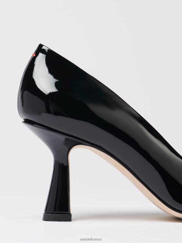 Aeyde Zandra vernis noir R4DZ2110 chaussure