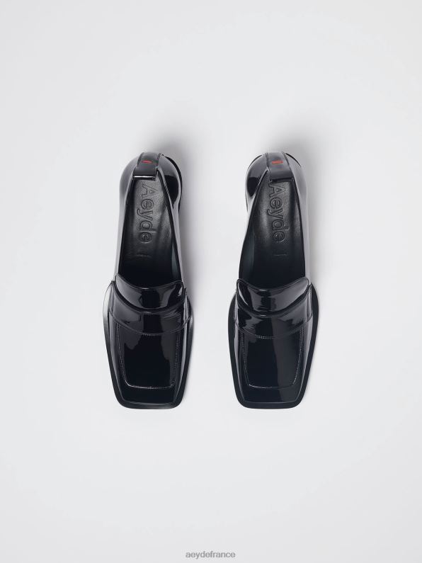 Aeyde anka vernis noir R4DZ2173 chaussure