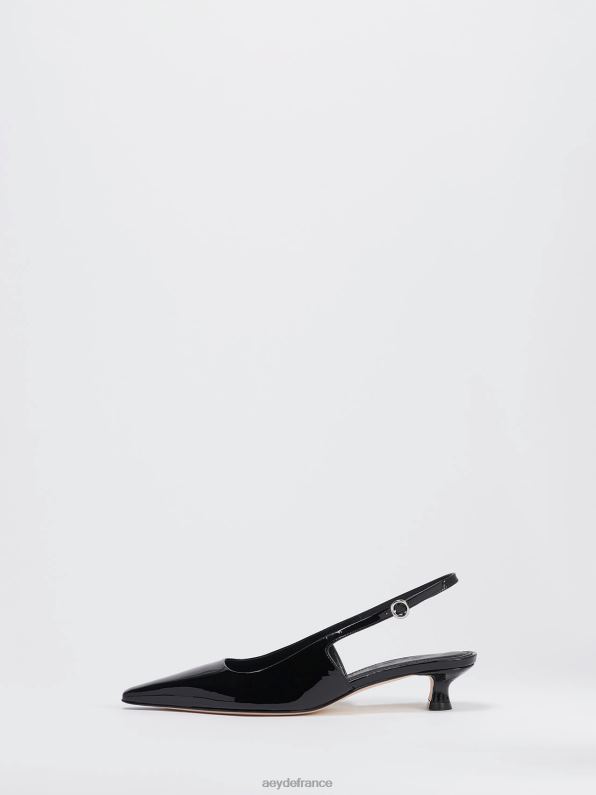 Aeyde catrina vernis noir R4DZ2160 chaussure
