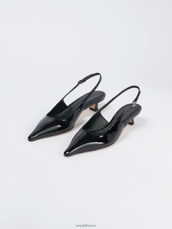 Aeyde catrina vernis noir R4DZ2160 chaussure