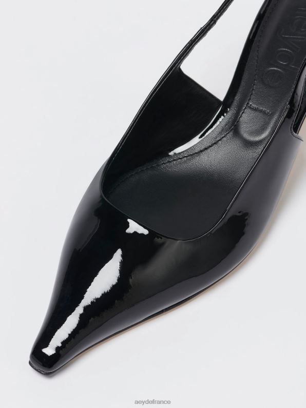 Aeyde catrina vernis noir R4DZ2160 chaussure