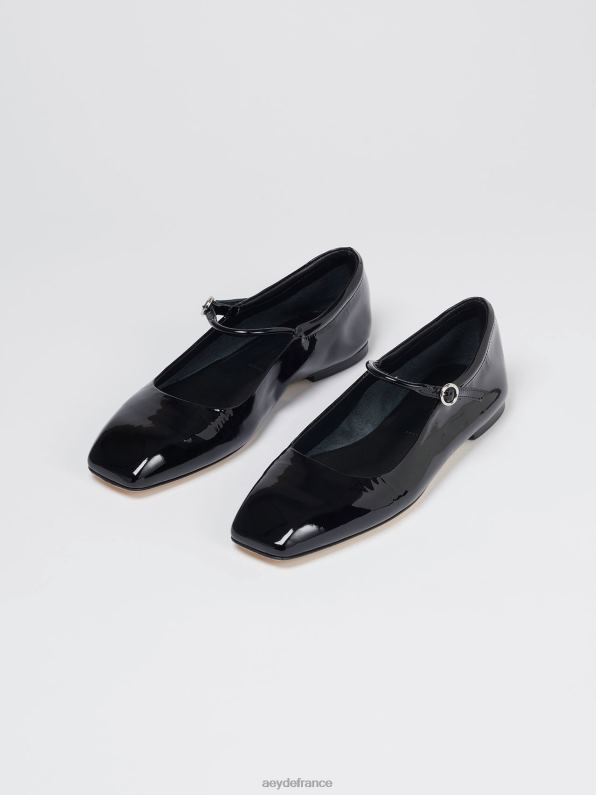 Aeyde euh vernis noir R4DZ2192 chaussure