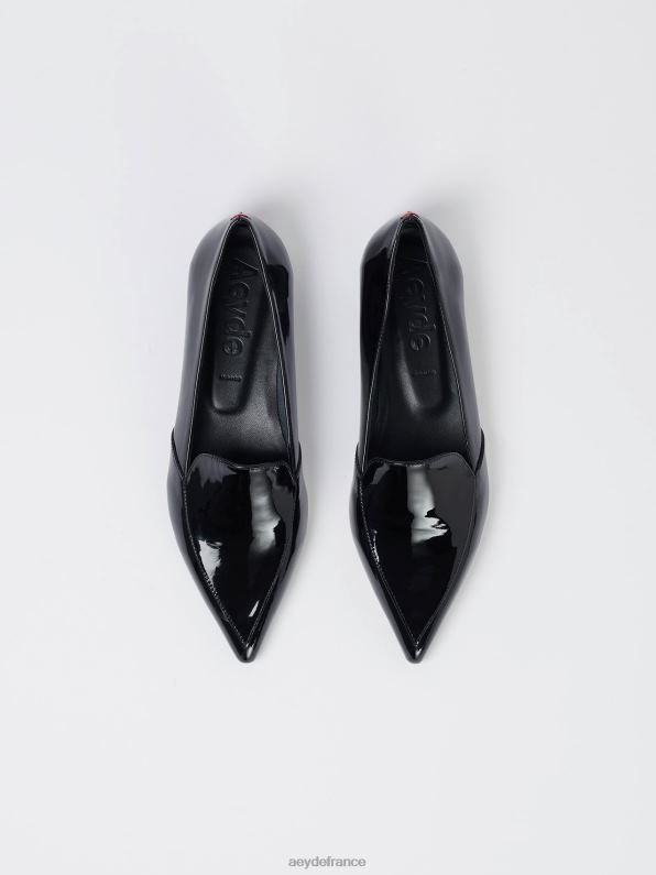 Aeyde marthe vernis noir R4DZ2211 chaussure