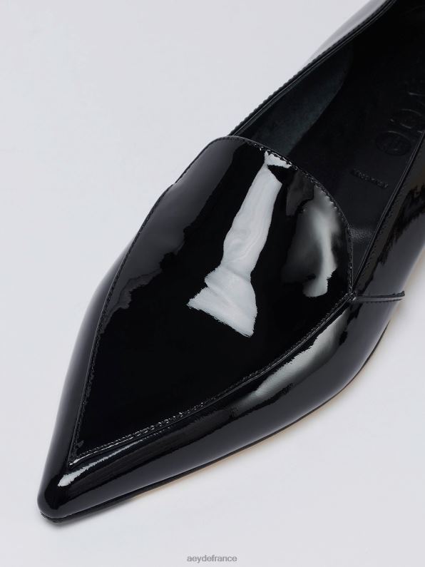 Aeyde marthe vernis noir R4DZ2211 chaussure