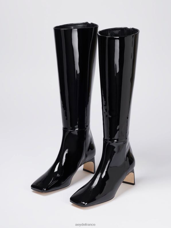 Aeyde tove vernis noir R4DZ280 chaussure