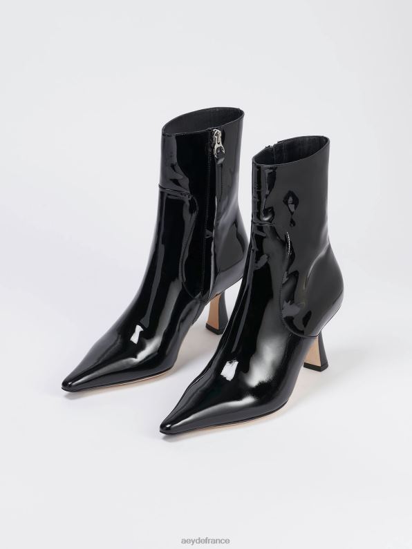 Aeyde zuri vernis noir R4DZ257 chaussure