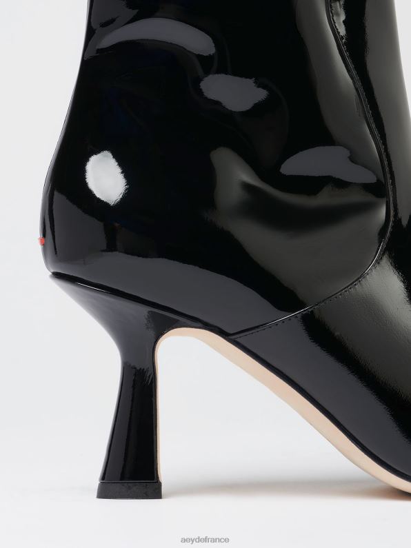 Aeyde zuri vernis noir R4DZ257 chaussure