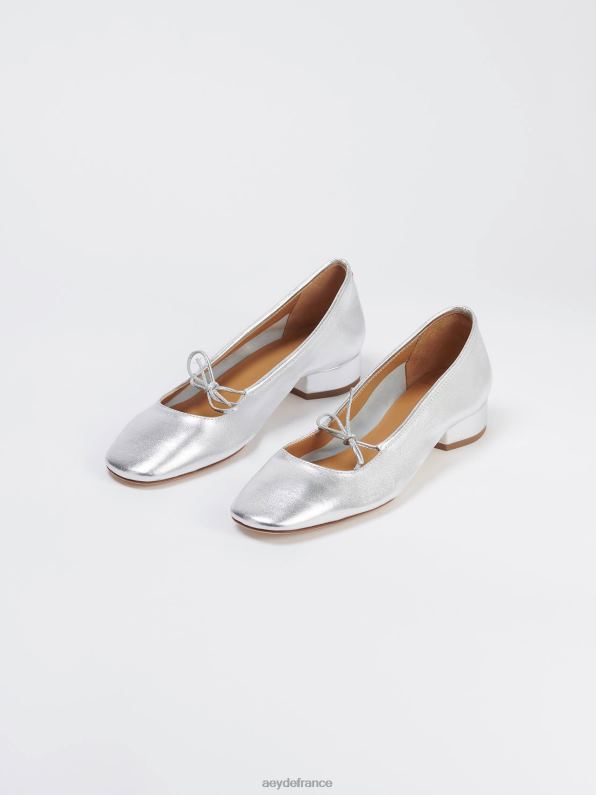 Aeyde Daria nappa argenté R4DZ2154 chaussure