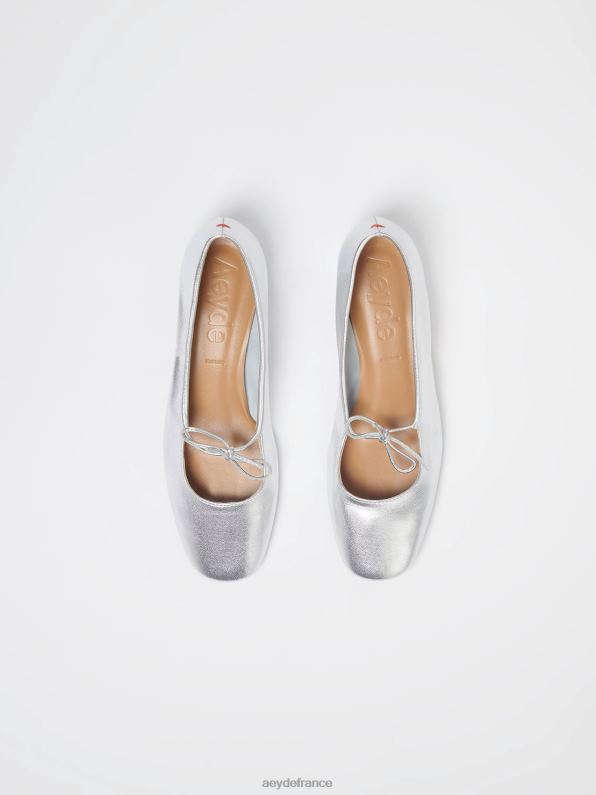 Aeyde Daria nappa argenté R4DZ2154 chaussure