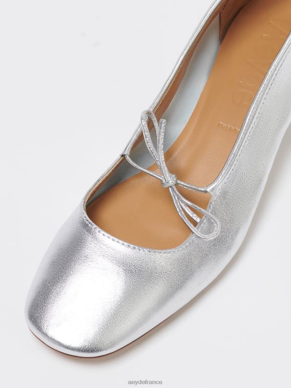 Aeyde Daria nappa argenté R4DZ2154 chaussure