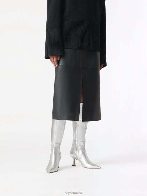 Aeyde Esmé nappa argenté R4DZ260 chaussure