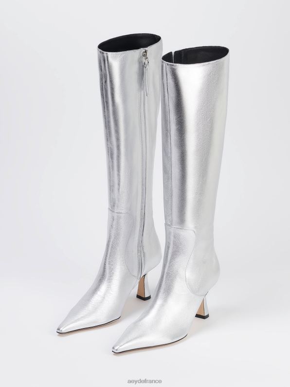 Aeyde Esmé nappa argenté R4DZ260 chaussure