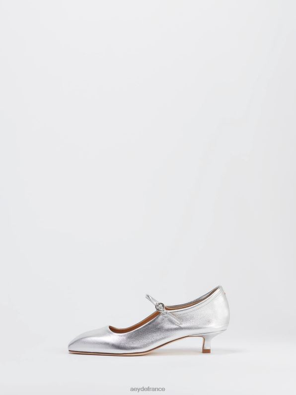 Aeyde Inès nappa argenté R4DZ2158 chaussure