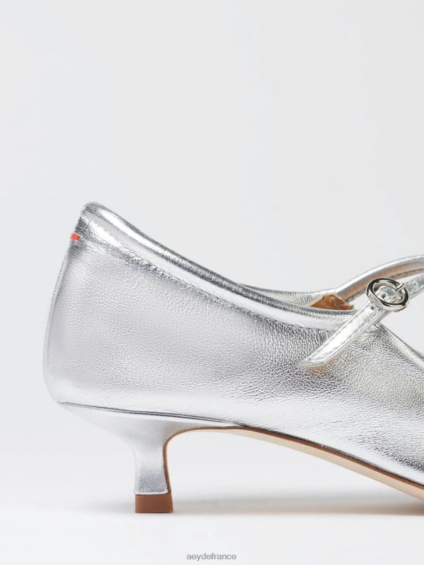Aeyde Inès nappa argenté R4DZ2158 chaussure