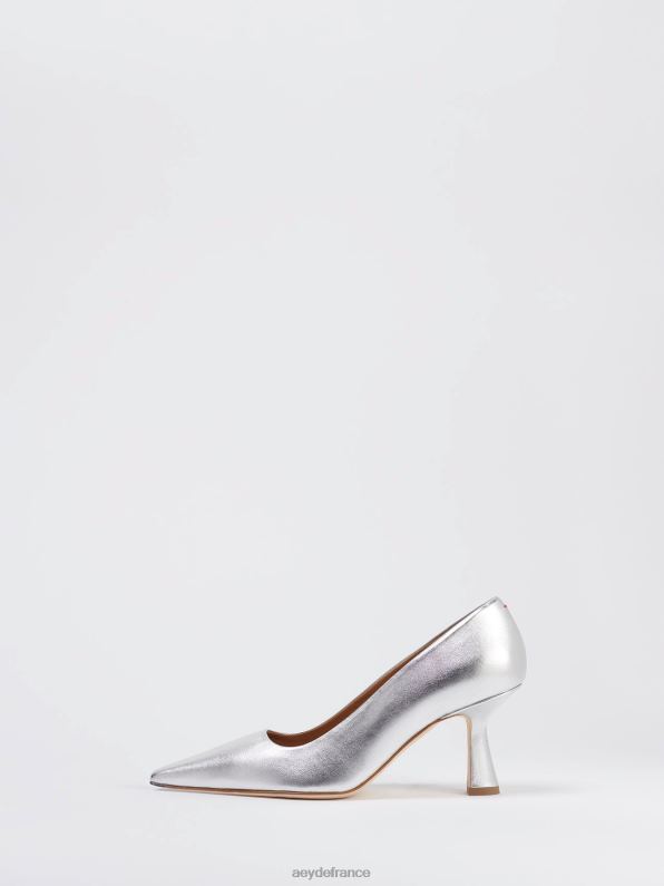 Aeyde Zandra nappa argenté R4DZ2108 chaussure