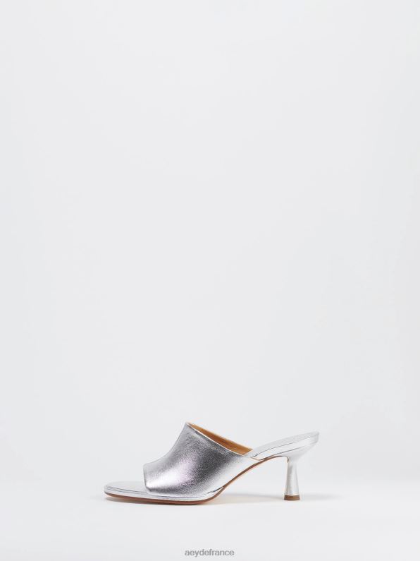 Aeyde arabelle nappa argenté R4DZ2169 chaussure