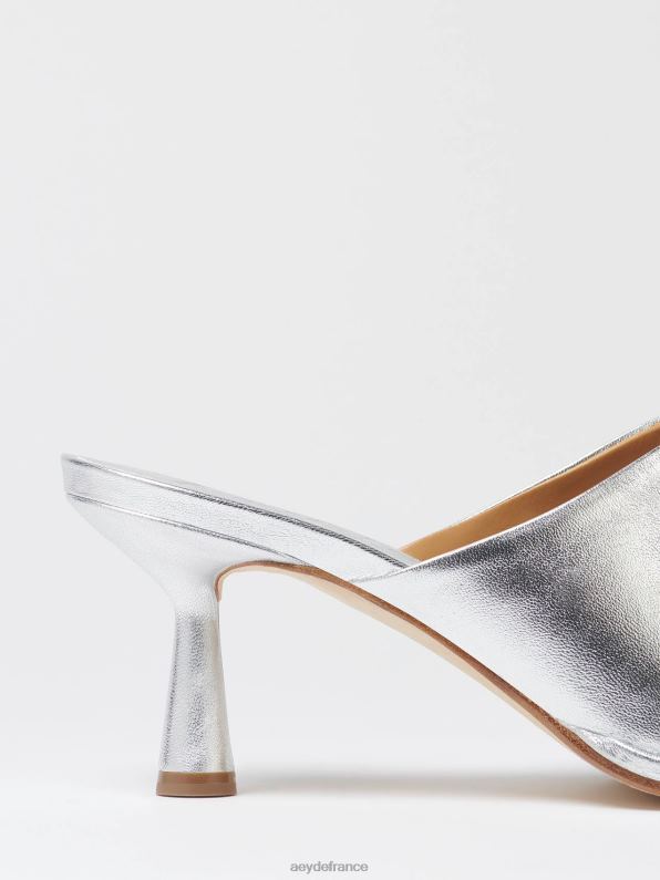 Aeyde arabelle nappa argenté R4DZ2169 chaussure