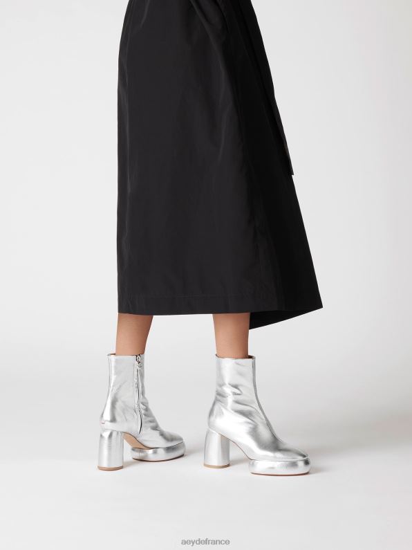 Aeyde emmy nappa argenté R4DZ2245 chaussure
