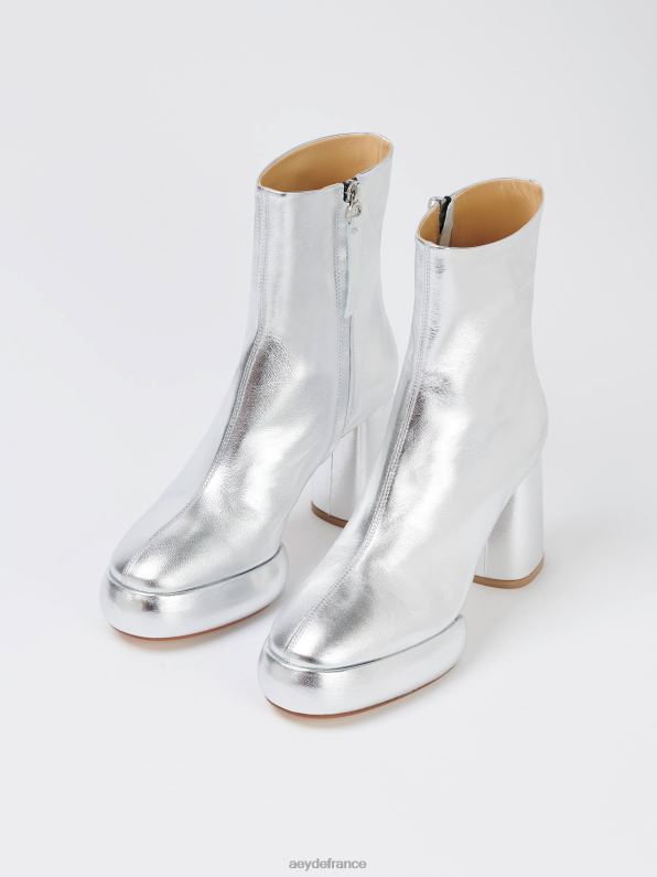 Aeyde emmy nappa argenté R4DZ2245 chaussure