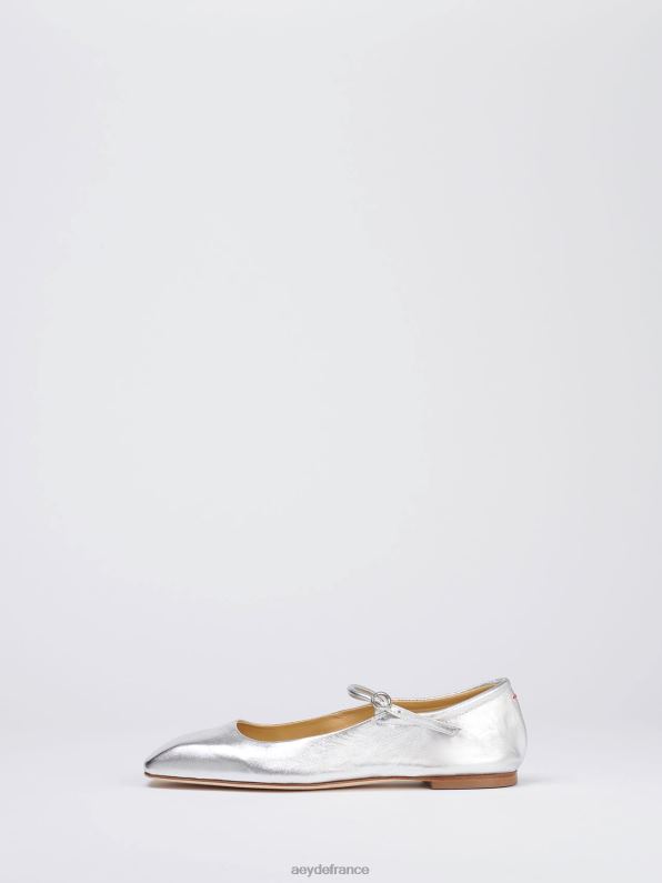 Aeyde euh nappa argenté R4DZ2190 chaussure