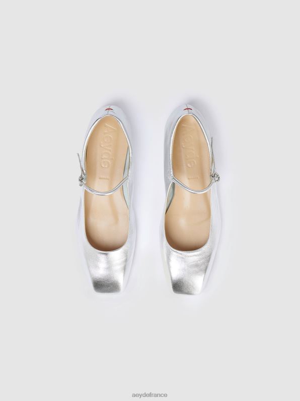 Aeyde euh nappa argenté R4DZ2190 chaussure
