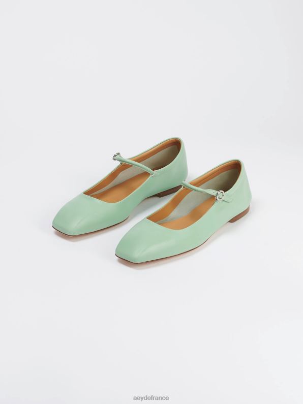 Aeyde euh nappa à la menthe R4DZ2196 chaussure