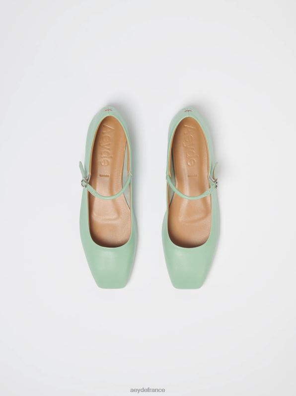 Aeyde euh nappa à la menthe R4DZ2196 chaussure