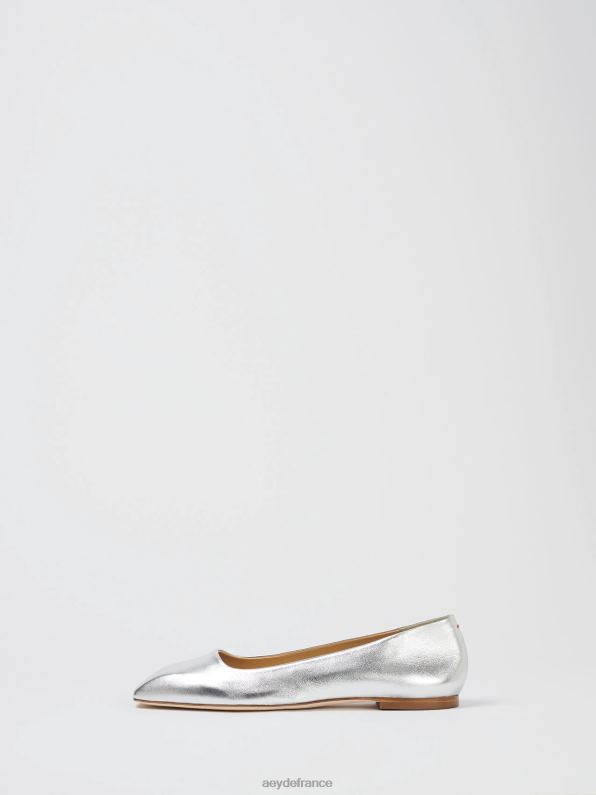 Aeyde ida nappa argenté R4DZ2201 chaussure