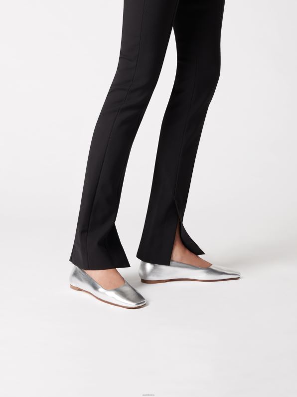 Aeyde ida nappa argenté R4DZ2201 chaussure