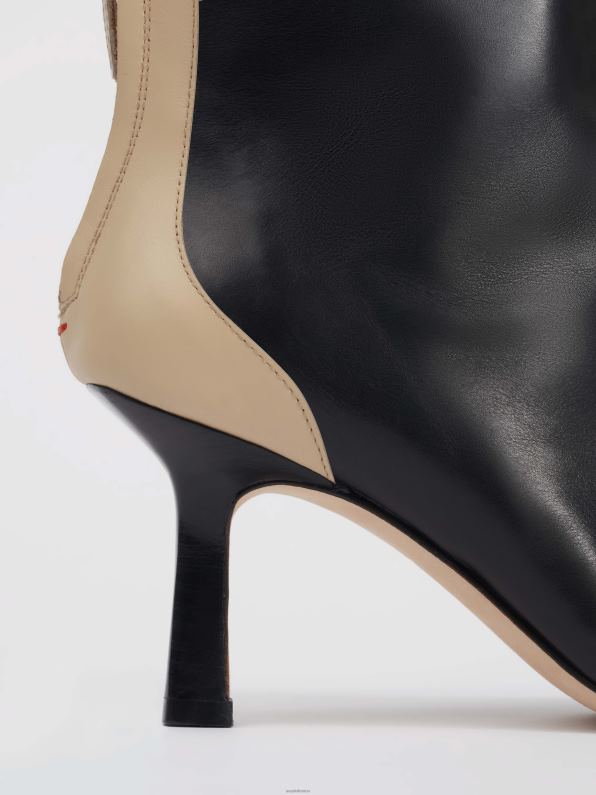 Aeyde lis nappa noir/latte R4DZ2270 chaussure